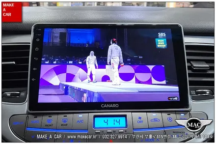 [ 신중동 내비매립 ] 제네시스BH (DIS1) 카나로Q 안드로이드올인원  장착 - 부천 메이크어카