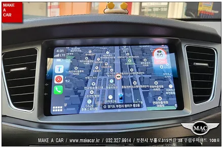 [ 상동 내비매립 ] 구K7 카나로Q 안드로이드올인원 장착 - 부천 메이크어카