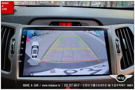 [ 부천 네비매립 ] 스포티지R 카나로Q 안드로이드올인원 장착 - 부천 메이크어카