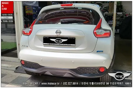 [ 신중동 내비매립 ] 닛산 쥬크 카나로Q 안드로이드올인원 장착 - 부천 메이크어카
