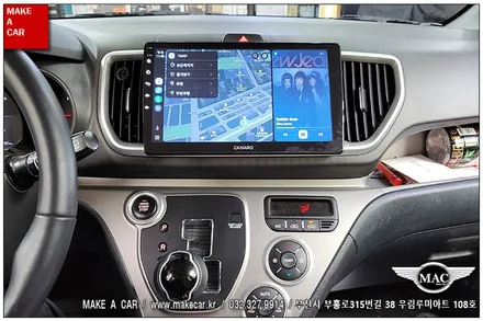 [ 부천 내비매립 ] 더뉴레이 카나로Q 10인치 안드로이드올인원 장착 - 부천 메이크어카