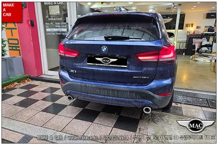 [ 상동 내비매립 ] BMW X1(F48) 카인원 12.3인치 안드로이드올인원 장착 - 부천 메이크어카
