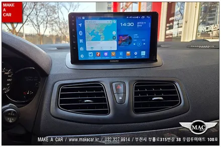 [ 신중동 내비매립 ] 뉴SM3 카나로Q 안드로이드올인원 장착 - 부천 메이크어카