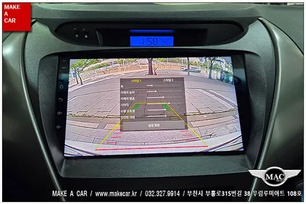 [ 신중동 내비매립 ] 아반떼MD 카나로 X-PLUS 안드로이드올인원 장착 - 부천 메이크어카