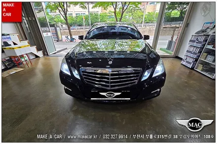 [ 중동 내비매립 ] 벤츠E300 (W212) 12.3인치 안드로이드올인원 장착 - 부천 메이크어카