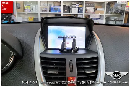 [ 부천 네비매립 ] 푸조207 컨버터블 안드로이드올인원 카인원 장착 - 부천 메이크어카