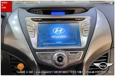 [ 상동 네비매립 ] 아반떼MD 카나로Q 안드로이드올인원 장착 - 부천 메이크어카