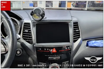 [ 중동 네비매립 ] 티볼리 카나로Q 안드로이드올인원 장착 - 부천 메이크어카