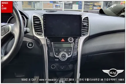 [ 신중동 네비매립 ] i30 GD 안드로이드올인원 카나로Q 장착 - 부천 메이크어카