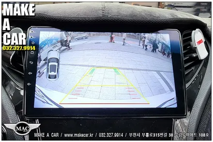 [ 부천 후방카메라 ] 그랜저HG 안드로이드올인원 AHD후방카메라 교체 장착 - 부천 메이크어카