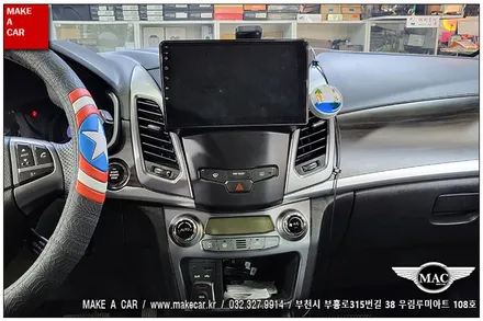[ 상동 네비매립 ] 뉴코란도C 안드로이드올인원 카나로 X-PLUS 장착 - 부천 메이크어카