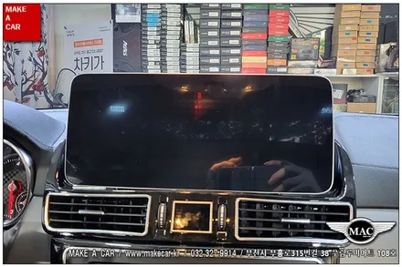 [ 중동 네비매립 ] 벤츠 GLE350 안드로이드올인원 장착 - 부천 메이크어카