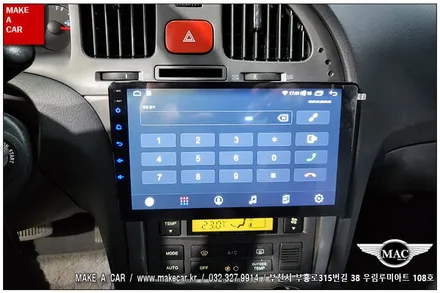 [ 상동 네비매립 ] 아반떼XD 안드로이드올인원 카나로Q 장착 - 부천 메이크어카