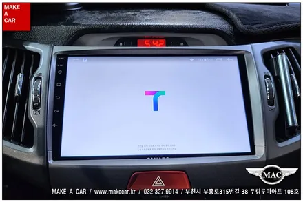 [ 신중동 내비매립 ] 스포티지R 카나로Q 안드로이드올인원 장착 - 부천 메이크어카