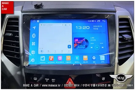 [ 중동 내비매립 ] 티볼리 카나로Q 안드로이드올인원 장착 - 부천 메이크어카