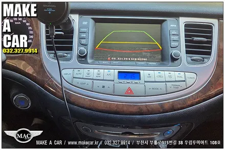 [ 중동 후방카메라 ] 제네시스BH 순정내비 순정후방카메라 사제카메라 개조장착 - 부천 메이크어카