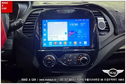 [ 부천 내비매립 ] QM3 카나로Q 안드로이드올인원 장착 - 부천 메이크어카