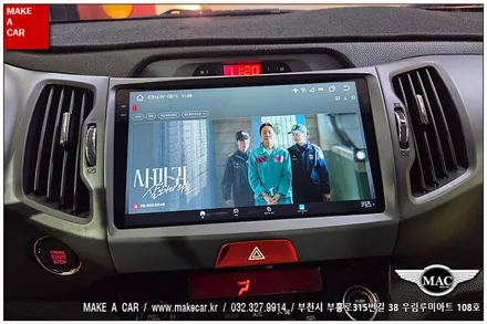 [ 상동 내비매립 ] 스포티지R 켈란 안드로이드올인원 - 부천 메이크어카