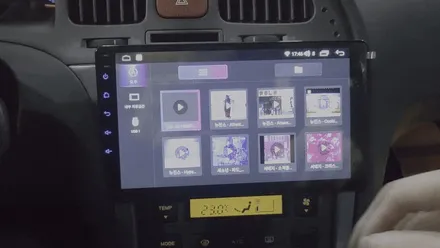 [ 상동 네비매립 ] 아반떼XD 안드로이드올인원 카나로Q 장착 - 부천 메이크어카