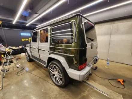 벤츠 G63(W463) 전체랩핑/후방블박 장착 - [사당랩핑/마손랩] / 과천시 갈현동