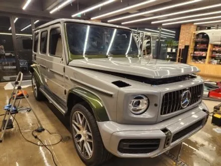 벤츠 G63(W463) 전체랩핑/후방블박 장착 - [사당랩핑/마손랩] / 과천시 갈현동