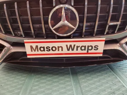 벤츠 C118 CLA45AMG 프론트범퍼 포인트랩핑 - [과천랩핑 / 마손랩] / 과천시 갈현동