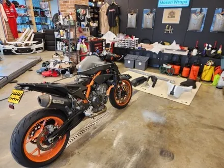 KTM 듀크 890 랩핑 - [사당랩핑 / 마손랩] / 과천시 갈현동
