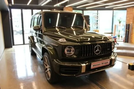 벤츠 G63(W463) 전체랩핑/후방블박 장착 - [사당랩핑/마손랩] / 과천시 갈현동