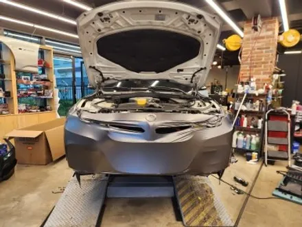 BMW F31 320D 투어링 앞범퍼 사고처리, 앞범퍼 재시공 - [안양랩핑 / 마손랩] / 과천시 갈현동