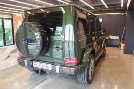 벤츠 G63(W463) 전체랩핑/후방블박 장착 - [사당랩핑/마손랩] / 과천시 갈현동