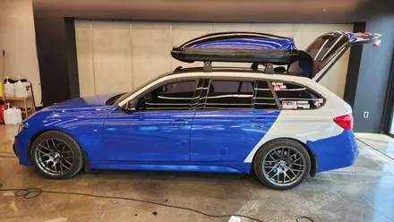 BMW F31 320D 투어링 랩핑 재시공 - 과천랩핑 / 마손랩 / 과천시 갈현동