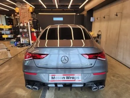 벤츠 C118 CLA45AMG 프론트범퍼 포인트랩핑 - [과천랩핑 / 마손랩] / 과천시 갈현동