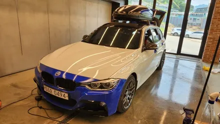BMW F31 320D 투어링 랩핑 재시공 - 과천랩핑 / 마손랩 / 과천시 갈현동