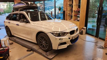 BMW F31 320D 투어링 랩핑 재시공 - 과천랩핑 / 마손랩 / 과천시 갈현동