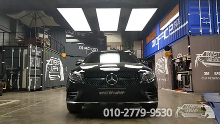 벤츠 GLC 43 AMG 쿠페 바이퍼라인으로 포인트데칼 넣기! / 수원 인계동