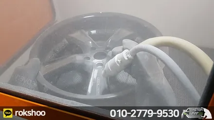 용인휠도색은 물론 휠복원까지, SM5 블랙유광 휠도색 / 수원 인계동