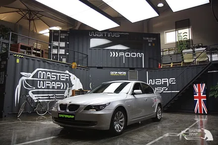 수원랩핑 BMW 5시리즈 전체랩핑 시공 / 수원 인계동