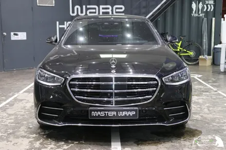 벤츠 s400d 송풍구 수원랩핑으로 사이드미러 비침 완화! / 수원 인계동