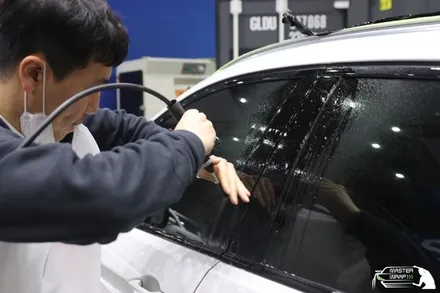 BMW X6 루프스킨 재시공과 PPF 시공가격에 대해. / 수원 인계동