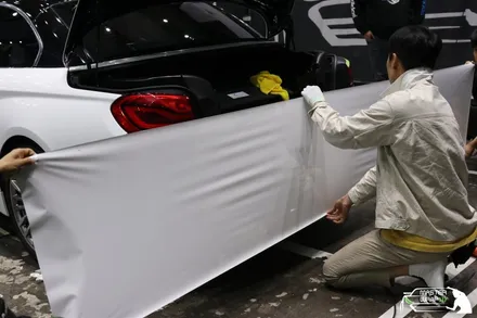 【수원랩핑】 BMW 430i 컨버터블 투톤 전체랩핑 작업 / 수원 인계동