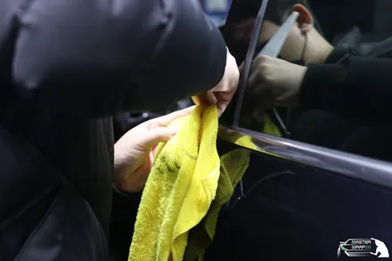 포르쉐 카이엔 윈도우몰딩, 트렁크 크롬죽이기와 카본랩핑 / 수원 인계동