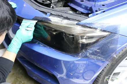 라이트필름과 스포일러PPF 보호시공으로 완벽해진 BMW 3시리즈 330i / 수원 인계동