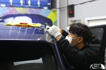 적절한 차랩핑가격으로 완벽 변신한 아우디 이트론 크롬죽이기 시공! / 수원 인계동