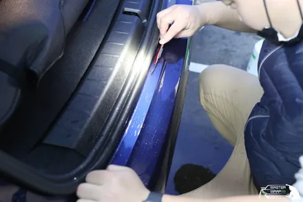 BMW 2시리즈 액티브투어러 랩핑을 이용한 차 실내 꾸미기! / 수원 인계동