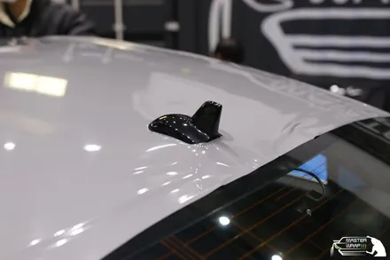 벤츠 cls클래스 cls350d 락 그레이 전체 차량랩핑 시공 / 수원 인계동