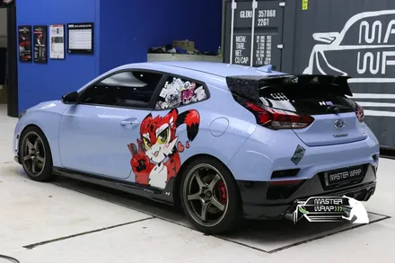차주가 디자인한 캐릭터로 만든 분당 데칼 시공 이야기 / 수원 인계동