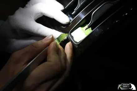 벤츠 S클래스 유리반사를 없애주는 기능적인 자동차 실내랩핑! / 수원 인계동