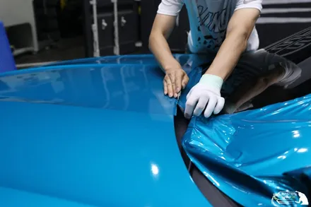 수원랩핑 BMW Z4의 화려한 대변신, 전체랩핑 시공 / 수원 인계동