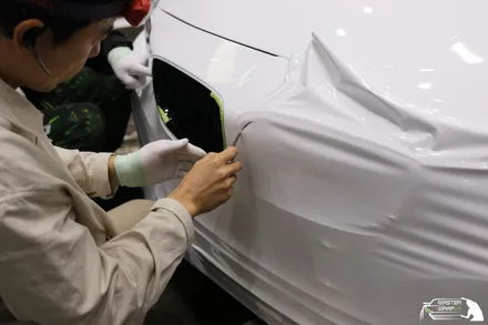 【수원랩핑】 BMW 430i 컨버터블 투톤 전체랩핑 작업 / 수원 인계동