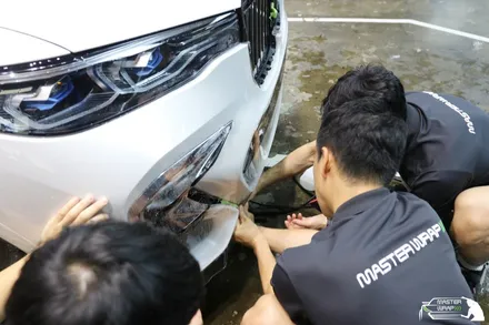 BMW X7 크롬죽이기와 범퍼PPF 재시공을 디테일적인 부분까지 꼼꼼하게 해드렸습니다! / 수원 인계동